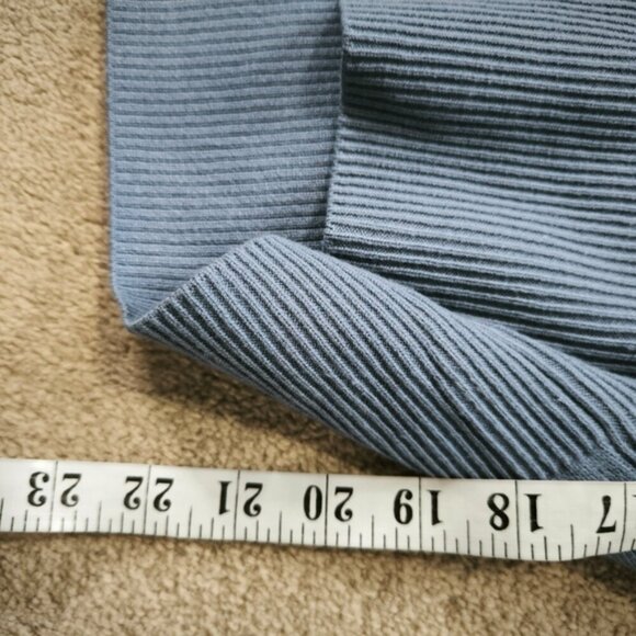 Laundry By Shelli Segal V-Neck Collared Rib Cutout Preppy Sweater M - Picture 6 of 8